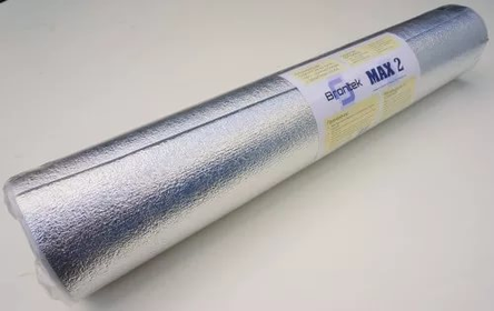 Подложка фольгированная Brontek МАХ 5мм ,тепло-звуко-пароизоляция (10м2)