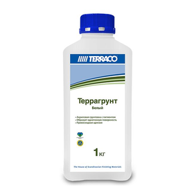 Грунтовка Terraco Террагрунт Белый 1кг