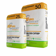 Цемент М500 Д0,  Евроцемент (25кг) Сланцы