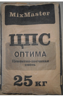 Цементно-песчаная смесь (ЦПС) М-150 MIX Master (ОПТИМА) (25кг)