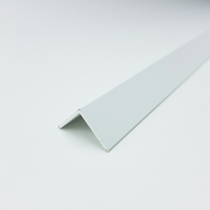 Уголок алюминиевый МАТОВЫЙ БЕЛЫЙ 10*10*1мм  (2,7м) ЛУКА