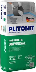 Ровнитель для пола Плитонит Universal (2-80мм) (20кг)