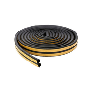 Уплотнитель для окон Tytan D 6м*9мм*7,5мм Черный (20)