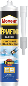 Герметик Момент белый 280мл (силикон д/ванн/кхни)