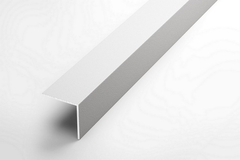 Уголок алюминиевый МАТОВЫЙ БЕЛЫЙ 15*15*1мм (2,7м) ЛУКА
