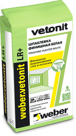 Шпаклевка полимерная Ветонит LR+(5 кг)