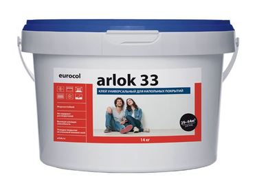 Клей д/плитки ПВХ дисперсионный Arlok 33 (14кг)