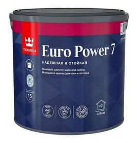 Краска ВД Тиккурила EURO POWER 7 С (2,7л)