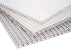 Поликарбонат сот. 6000*2100*4мм (0.52кг/м.кв) TitanPlast T прозрачный