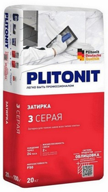 Затирка для швов Плитонит З серая 20кг