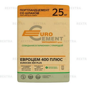 Цемент М400 Д20 Евроцемент (25кг)  Сланцы