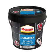 Затирка влагостойкая CERAMICS серая 1кг