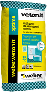 Клей для плитки Ветонит "Оптима " (25 кг)