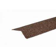 Планка карнизная ТН коричневая с гранулятом (75*50*5мм) 1,25м