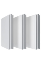 Плита гипсовая-КНАУФ стандартная 900х300х80 (1шт -0,27м2)